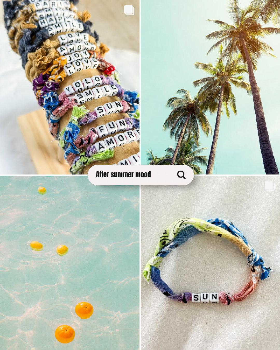 Banda Bracelets | Blue sunset gepersonaliseerd