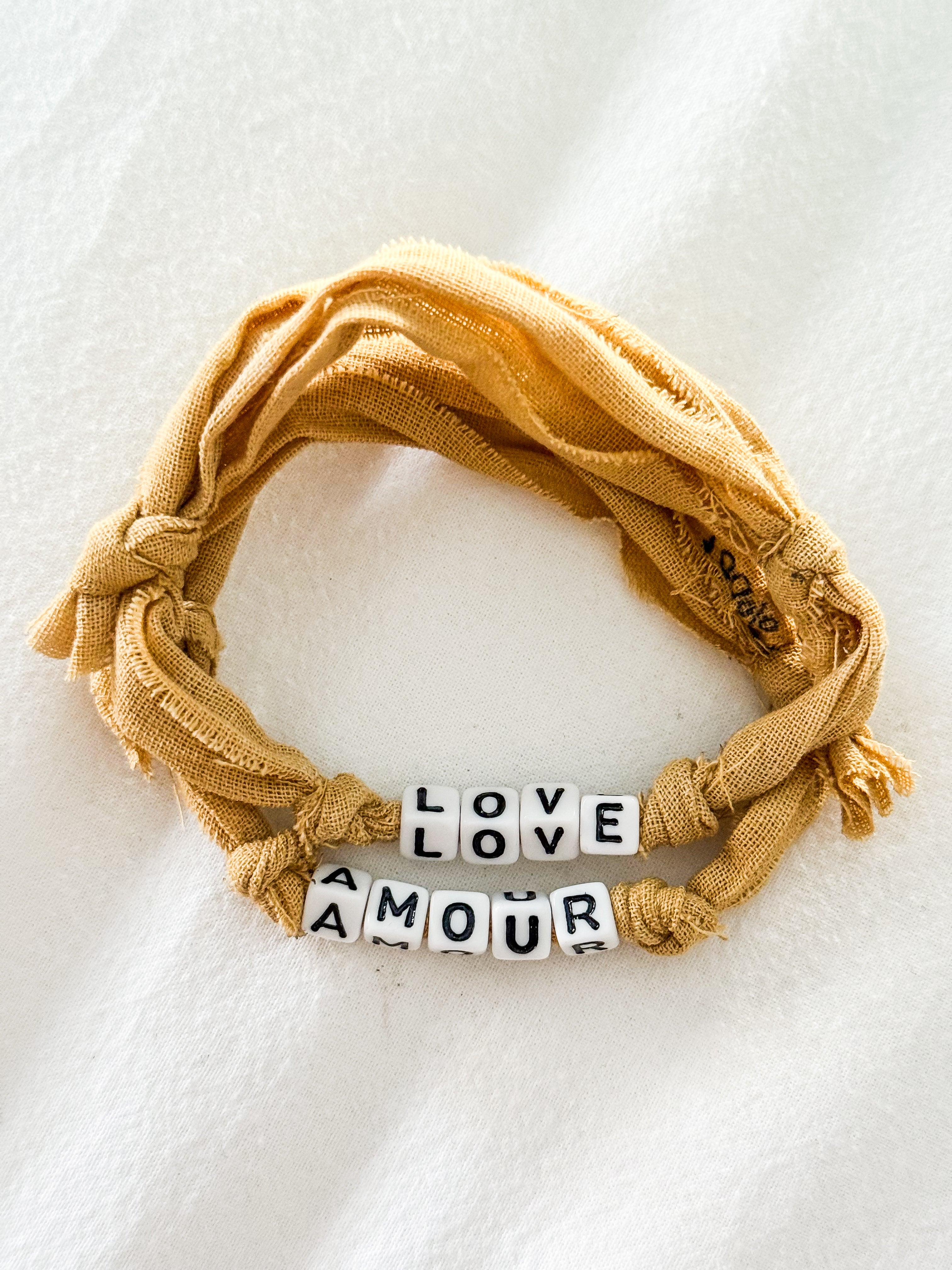 Banda Bracelets | Mosterdgeel effen