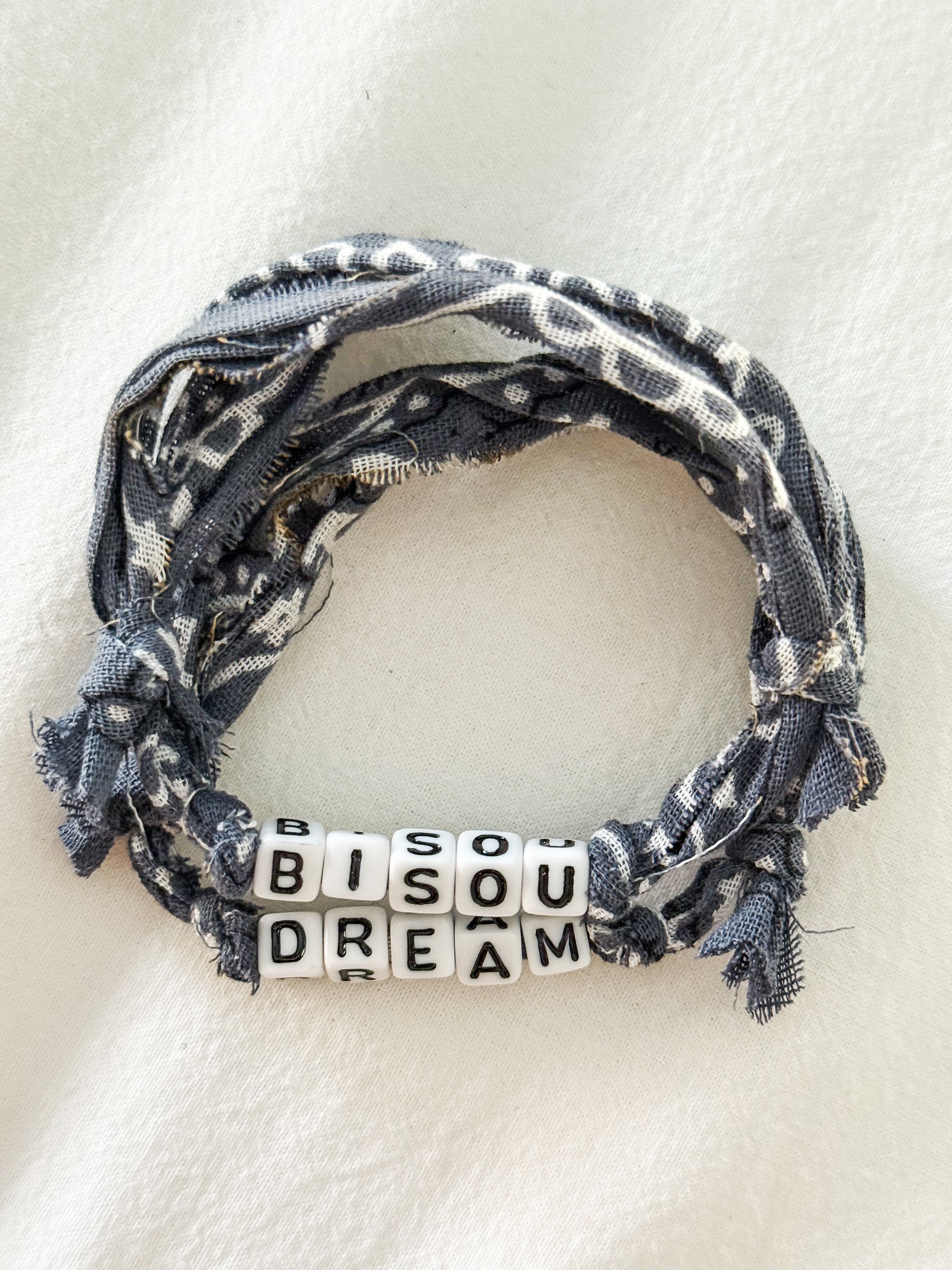 Banda Bracelets | Donkergrijs gepersonaliseerd