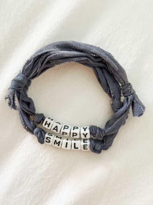 Banda Bracelets | Donkergrijs effen